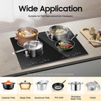 4 Burner Electric Cooktop, Electric Stove Hot Plate Portable Stove Top