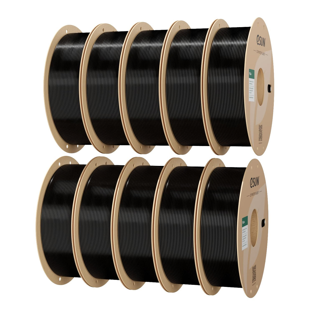 eSUN PLA+ Filament 3D Printer Filament 10KG Classic 10 Colors Bundle
