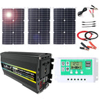 800W Off-Grid Solar Panel Kit with 50A Charge Controller - Waterproof Solar Solution for RVs and Campers(100W)