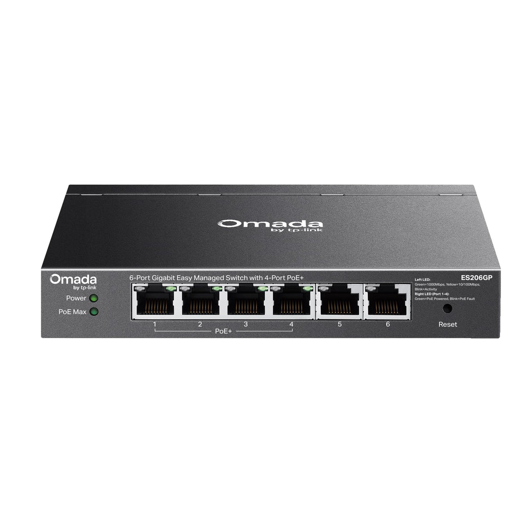 Omada ES206XPP-M2, 5 Port 2.5G Easy Managed PoE Switch