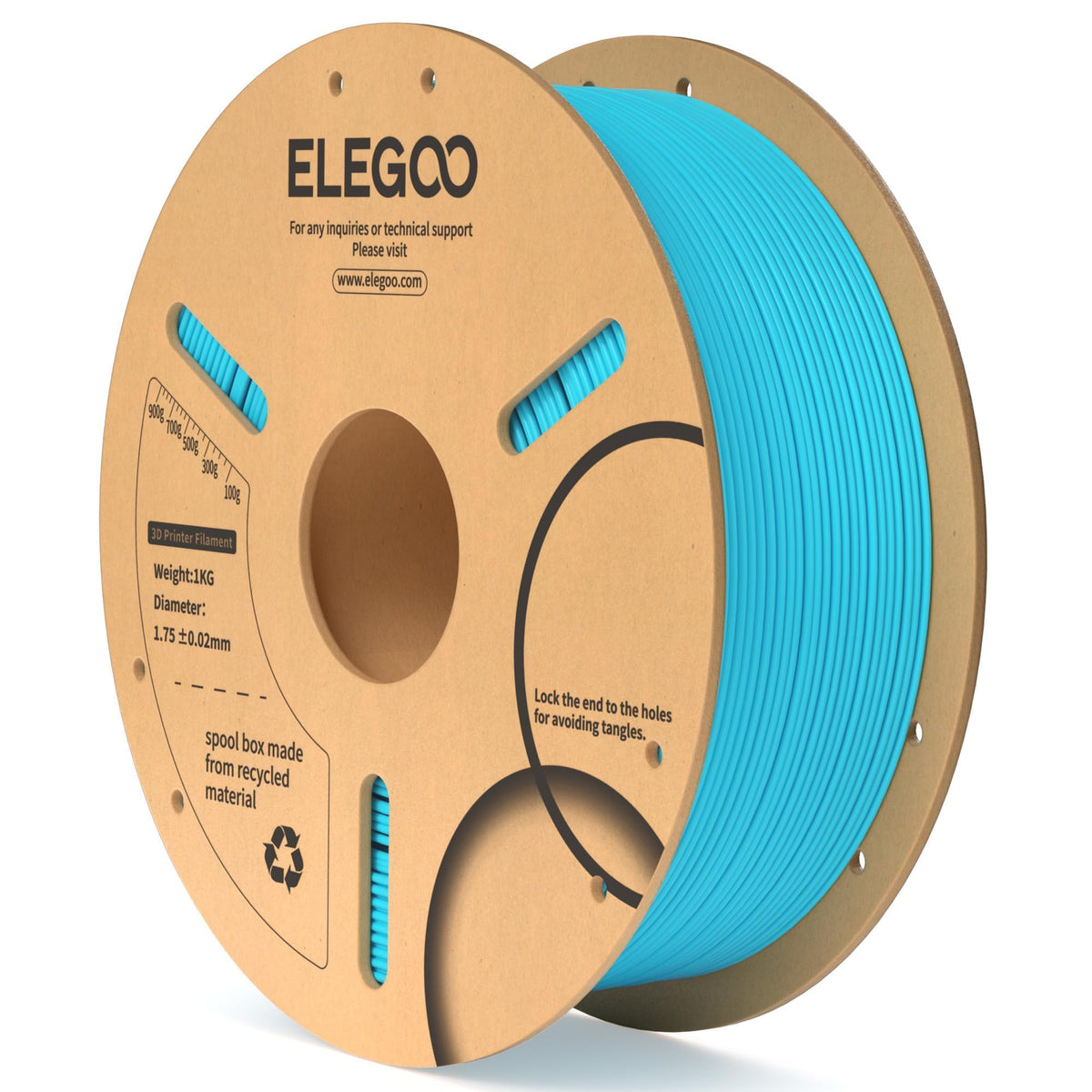 ELEGOO PLA 3D Printer Filament 1.75mm Bundle Multicolors 10KG