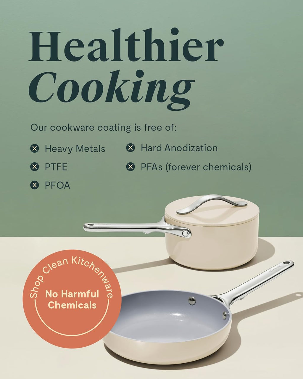 Caraway Non-Stick Ceramic Mini Cookware Set