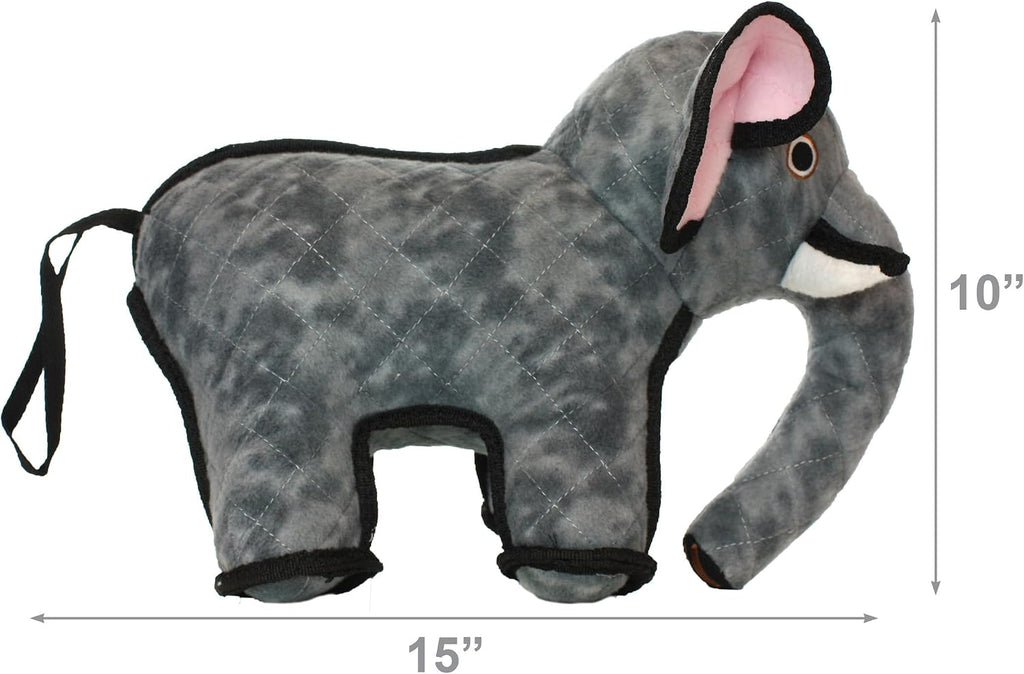 TUFFY® 2 Pack Elephant Ultra Durable Plush Dog Toys