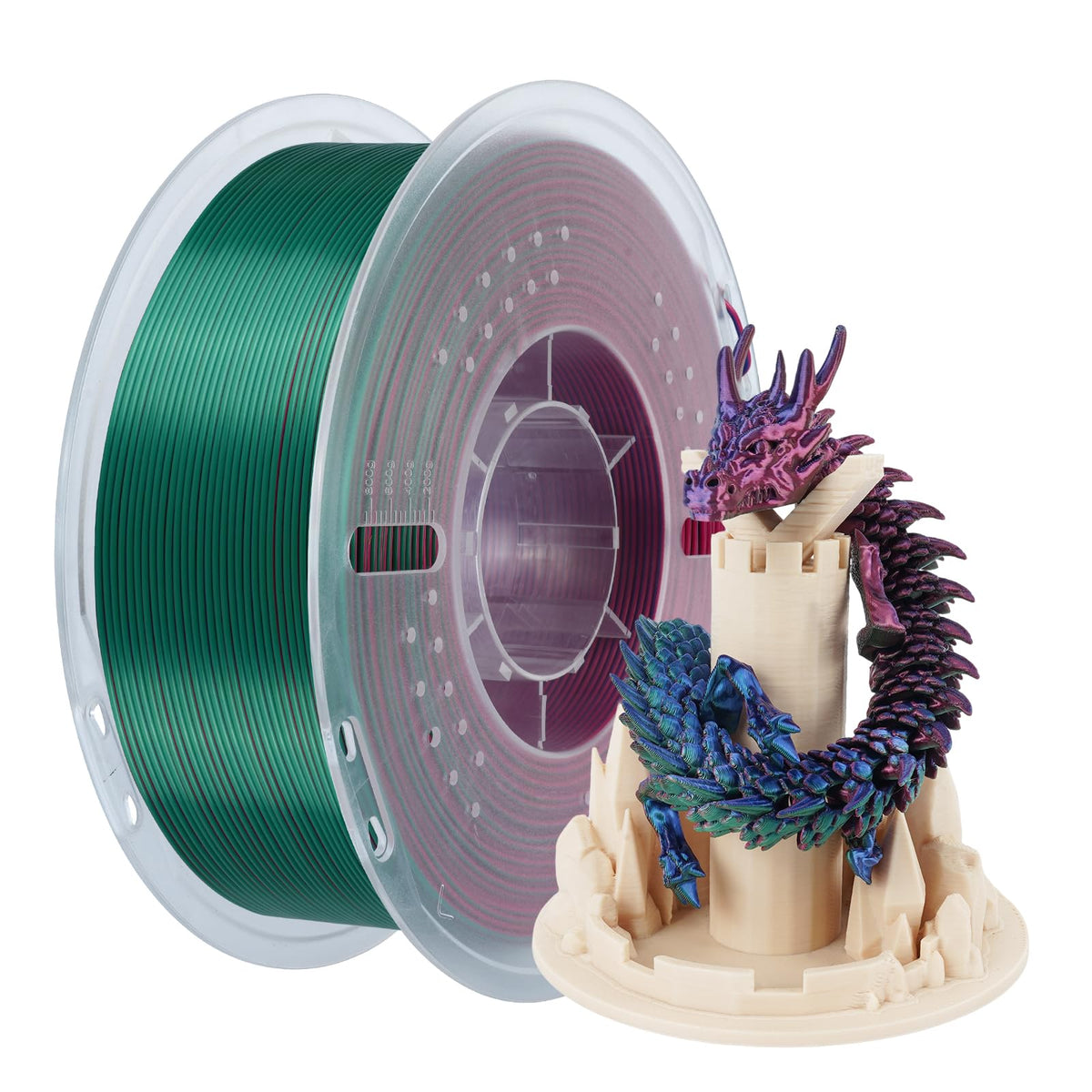 Kingroon 16KG PLA Filament Bundle 1.75mm 3D Printer Filament Multicolor Pla Filament Bulk for Most 3D Printer, Dimensional Accuracy +/- 0.02 mm, 1kg Spool,16 Rolls,16 Colors