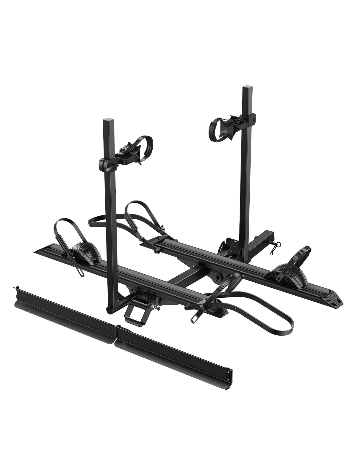 YOUNG ELECTRIC 100LBS. Capacity Aluminum 1-Ebike Rack for Bicycles and Electric Bikes, fits Car SUV Van RV and Trailer with 2" Receiver