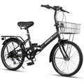 AVASTA Quartet Folding Bike, 20/24 Inch, 7-Speed, Dual Brakes