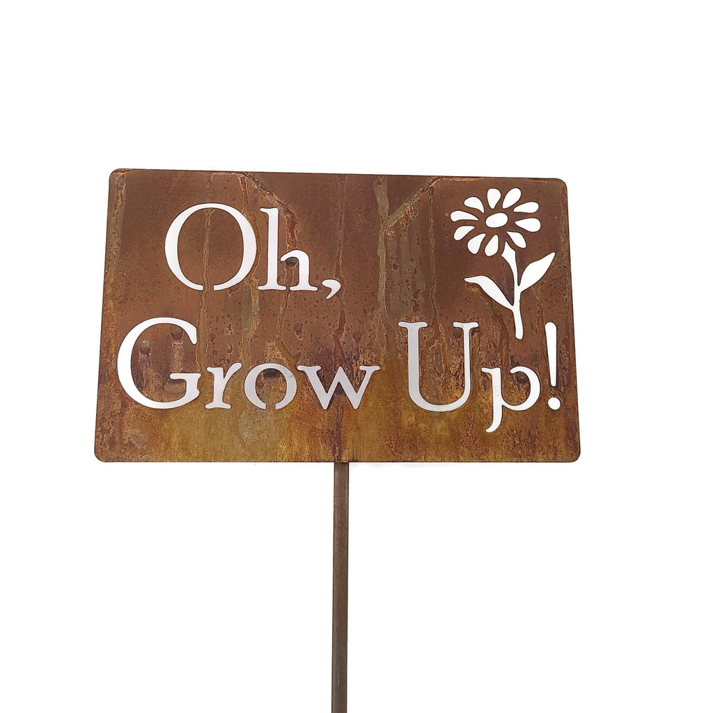 Funny Garden Stake 20 to 33 Inches Tall (I Dig You, XL 33" Tall)