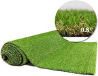 Artificial Turf Grass Outdoor Rug 2x61 ft for Patio, Dog With Drainage