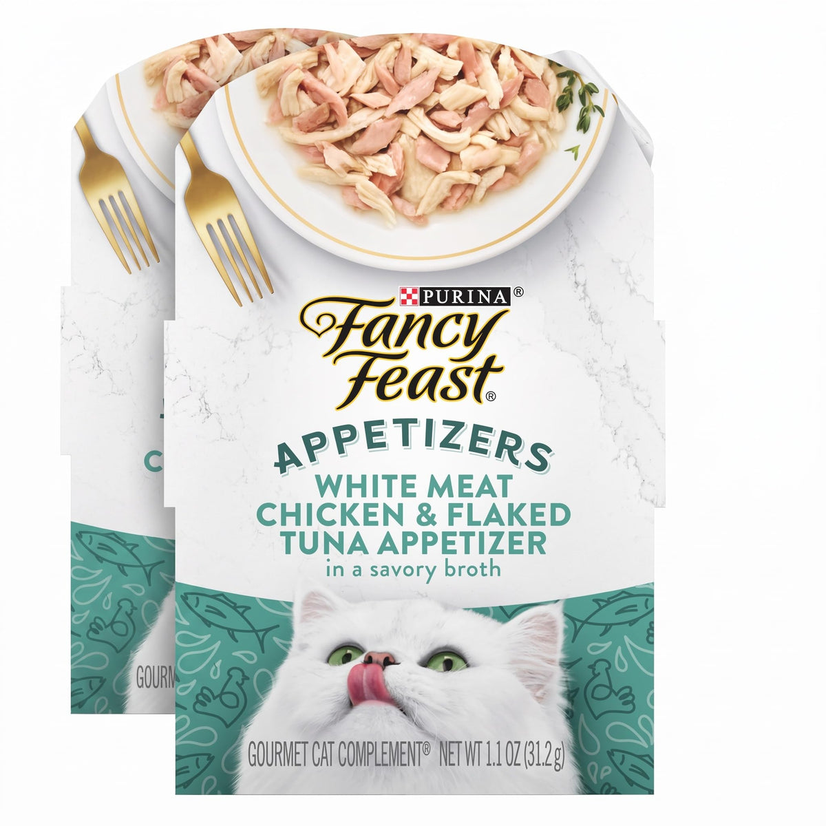 Fancy Feast Purina Gravy Lovers Poultry and Beef Grilled Gourmet Wet Cat Food Variety Pack - 3 oz. Cans,(Pack of 60)