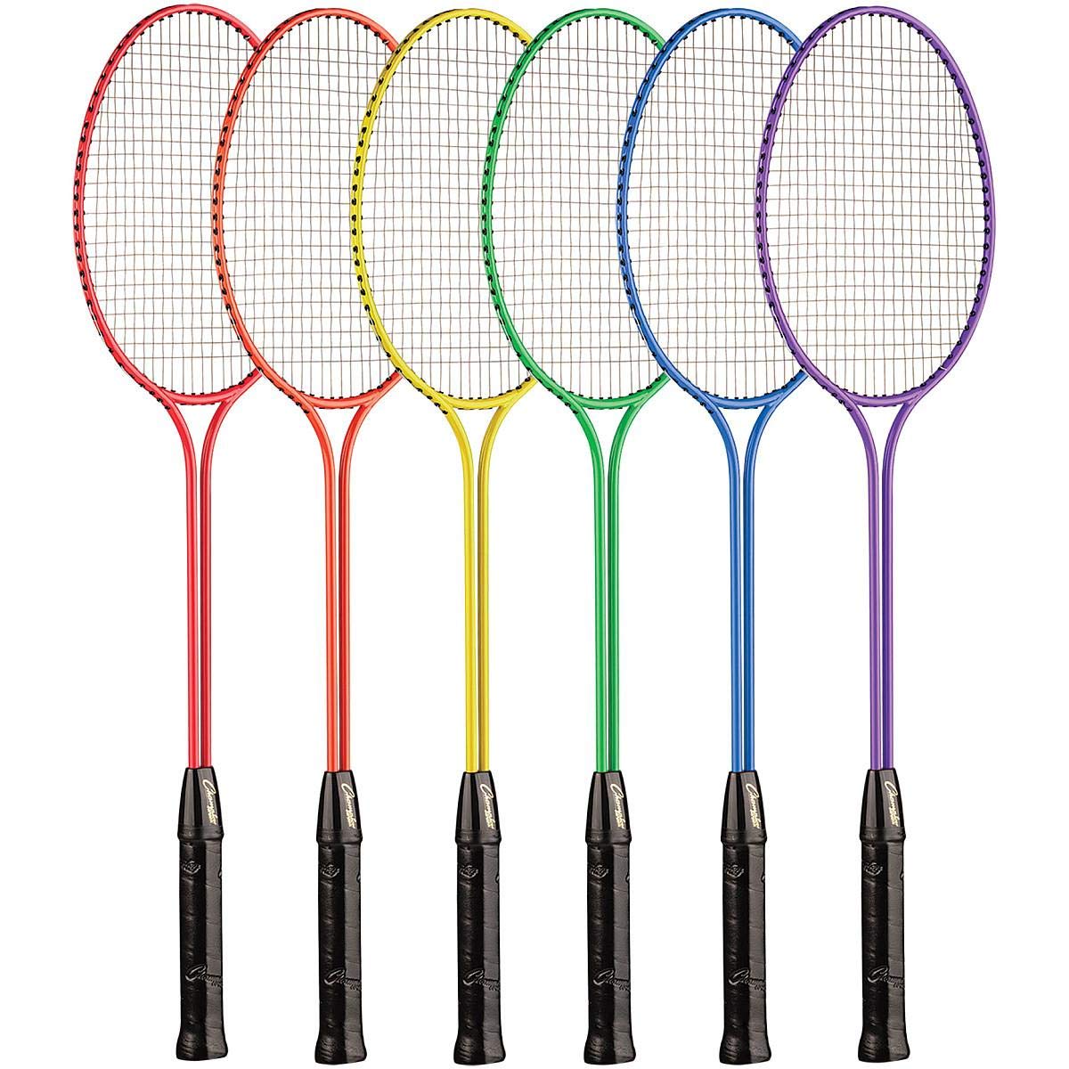 Champion Sports 26" Twin Shaft Badminton Racket with Nylon Coated Steel Strings
