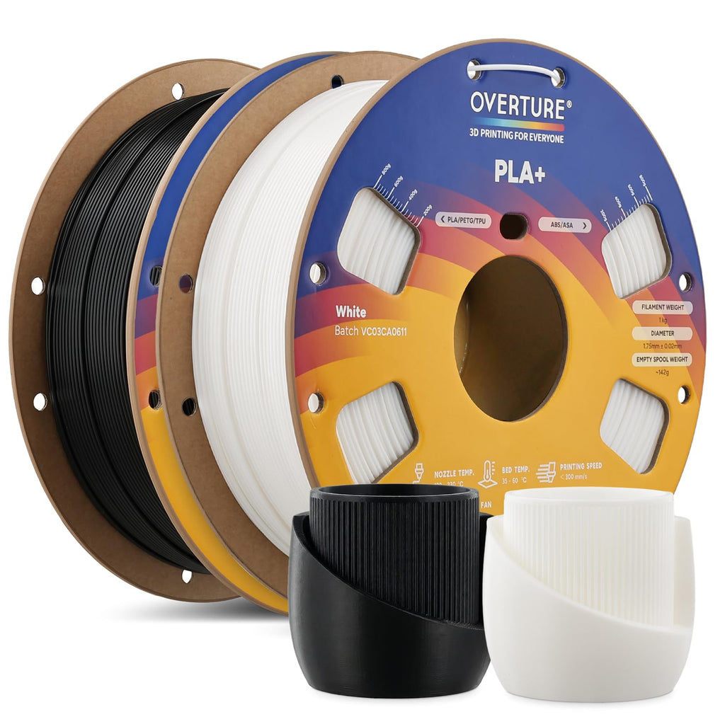 OVERTURE 10KG Bundle High Speed PLA+ 3D Printer Filament 1.75mm