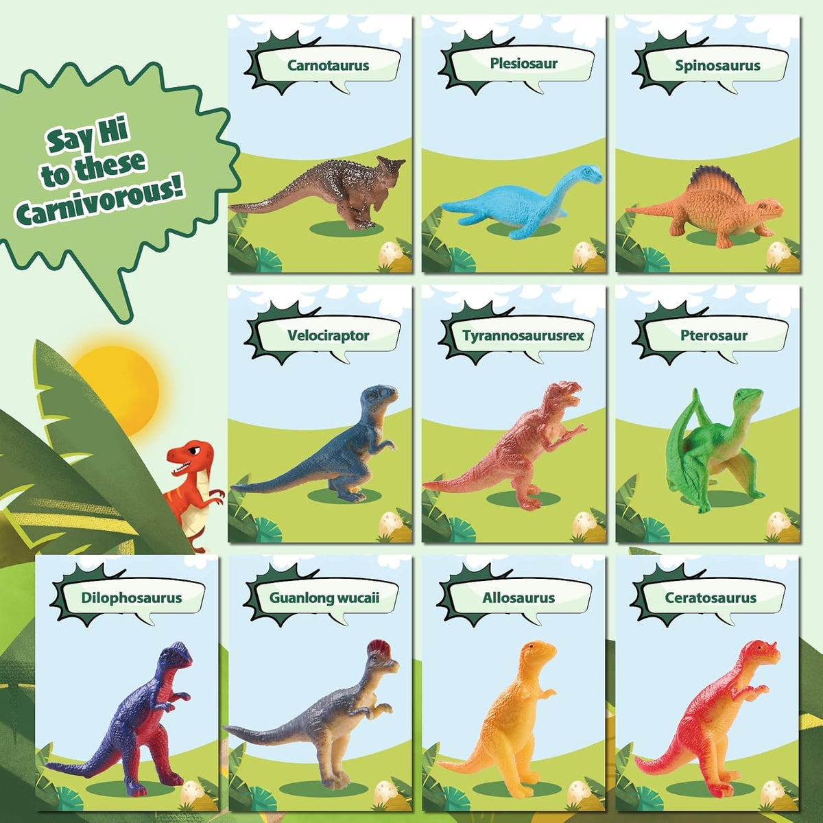 Dinosaur Bath Bombs for Kids with Surprise Toys, Dino Egg Gift Set, 20 Pack
