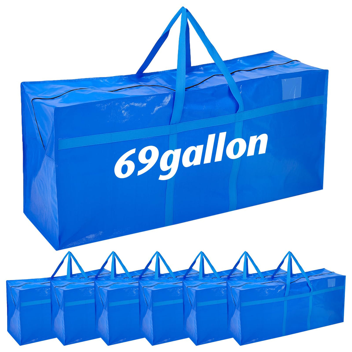 Windyun 4 Pcs 195 Gallon Extra Large Moving Bags XXL Heavy Duty Storage Bag