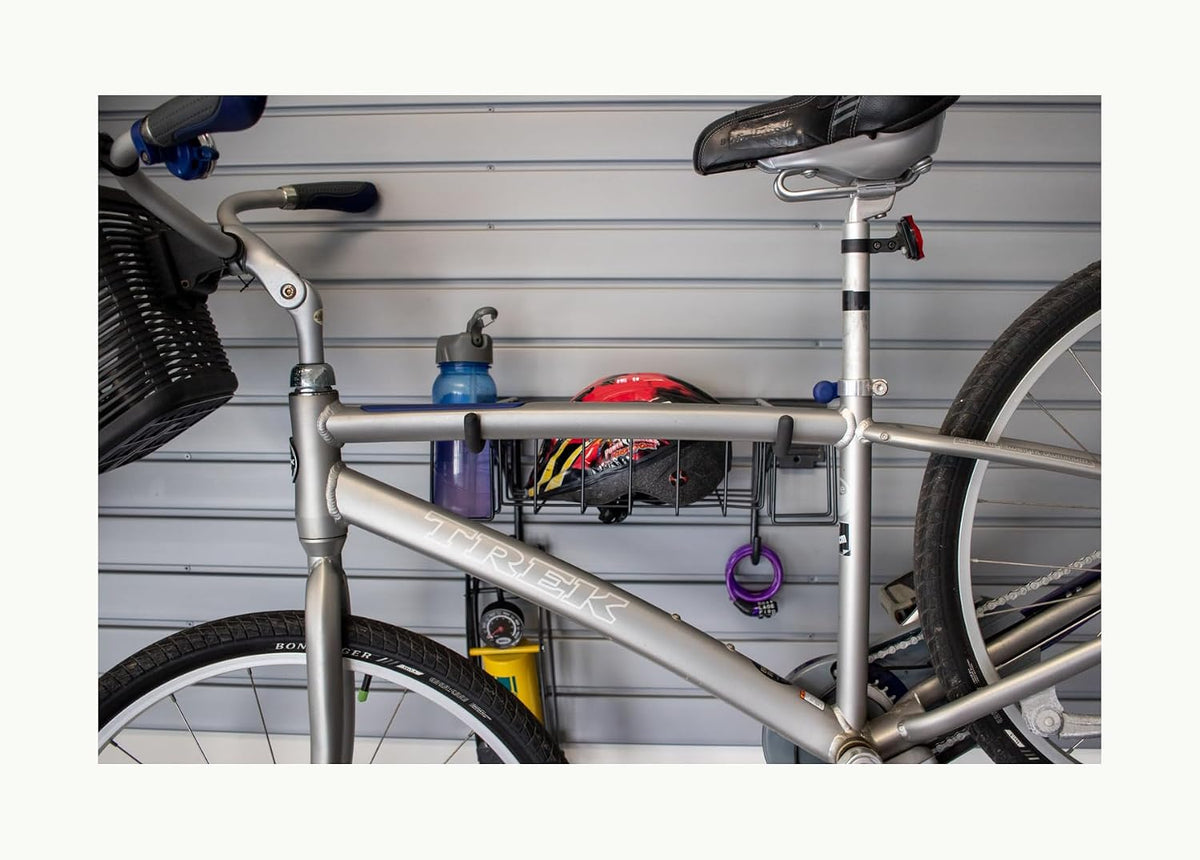 HandiWall Horizontal Bike Rack & Basket by HandiSolutions