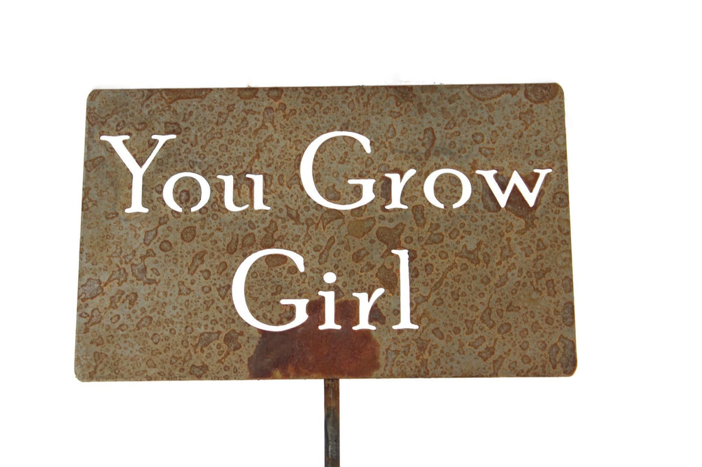 Funny Garden Stake 20 to 33 Inches Tall (Hosta La Vista, XL 33" Tall)
