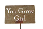 Funny Garden Stake 20 to 33 Inches Tall (The Orchard, Large 28" Tall)