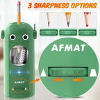 AFMAT Fully Automatic Robot Pencil Sharpener, 2 Pack (Green + Purple)