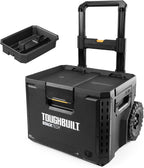 ToughBuilt StackTech Rolling Tool Box with 9-Inch Wheels, 250 lb Capacity