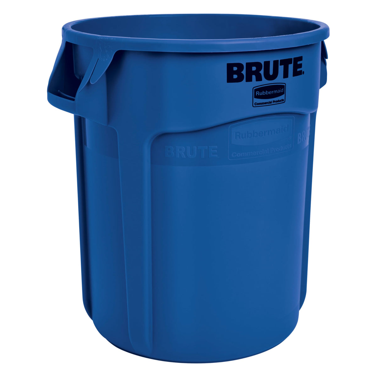 Rubbermaid Commercial Products Brute Trash Can, Blue, 55-Gallon