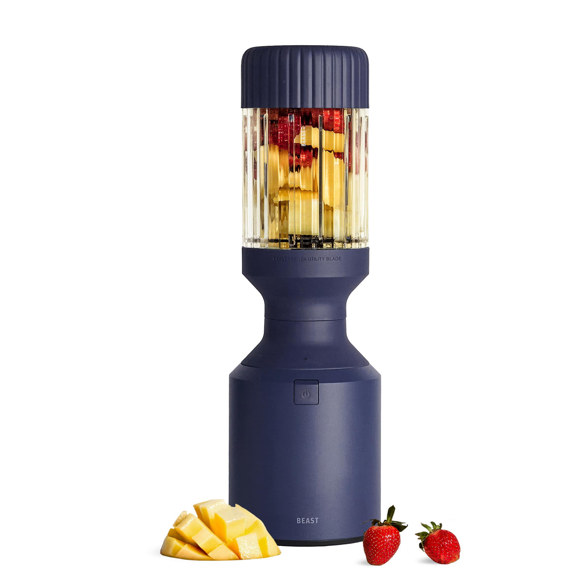 Beast Mega 1200 Plus Countertop Blender, XL Vessel, Sand, 1200W