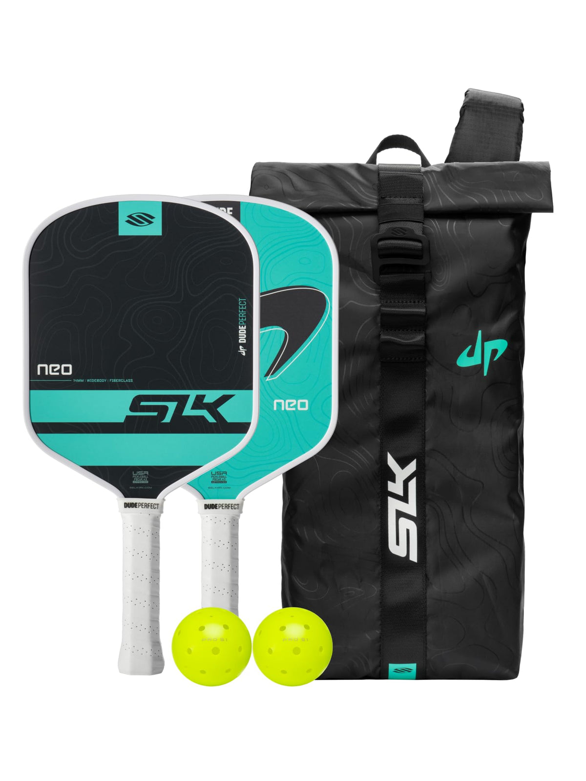 Selkirk Sport SLK Neo Pickleball Paddles Set of 2 + Pickleballs + Sling Bag