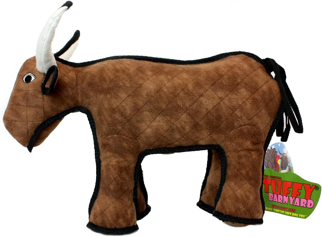 TUFFY® Bull Ultra Durable Plush Dog Toy
