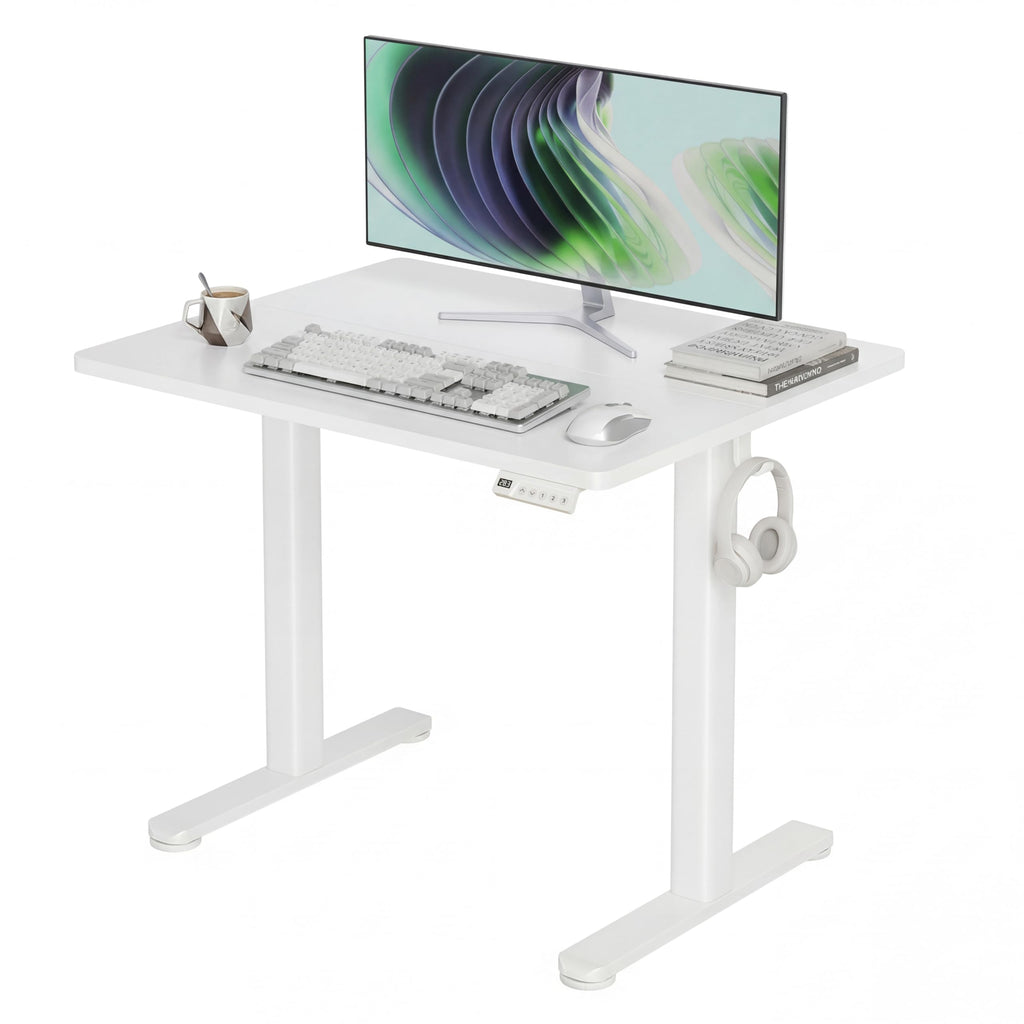 Claiks Electric Height Adjustable Standing Desk, 48x24 Inch, Nature