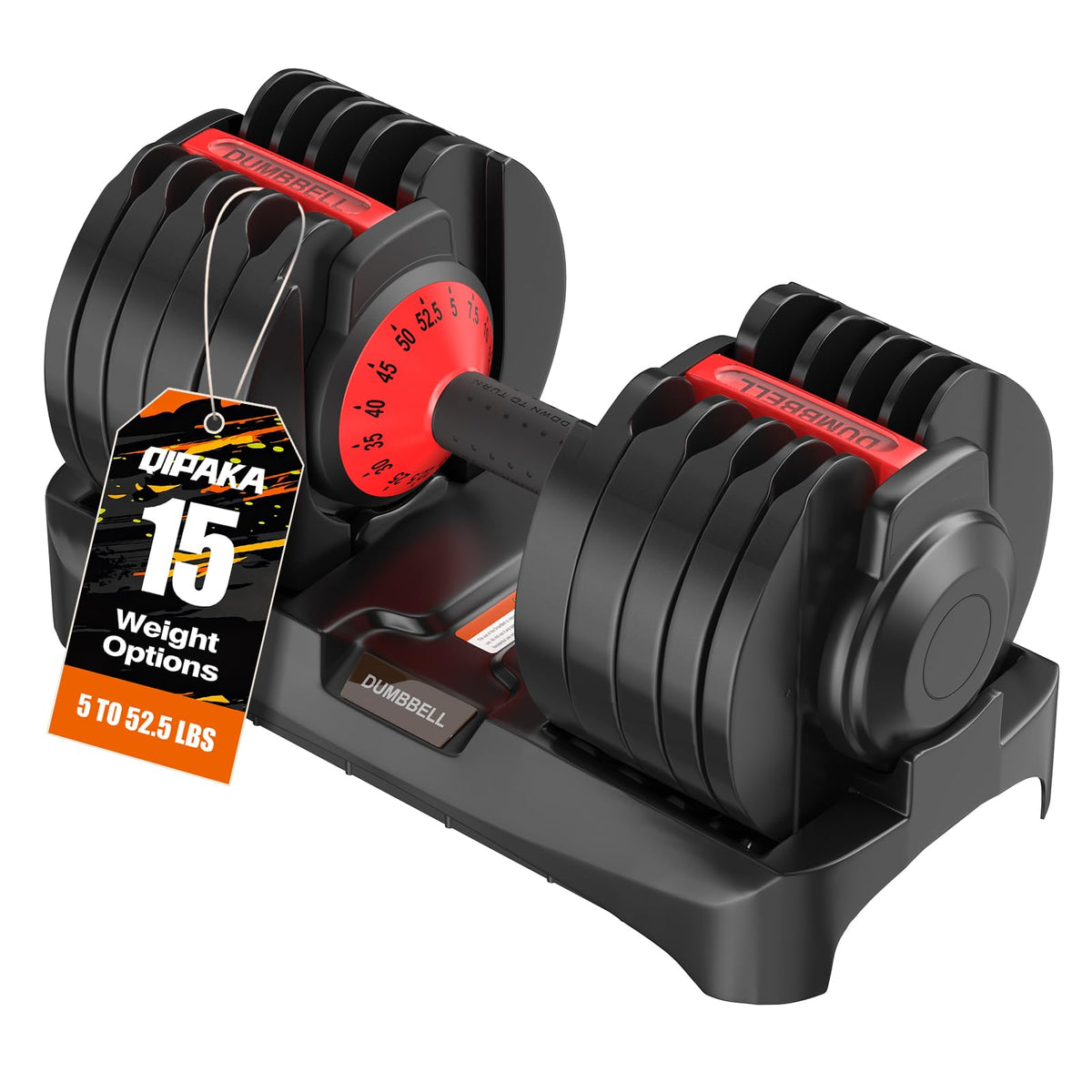 Adjustable Dumbbells Set of 2 for Home Gym Fitness Free Weights Set