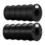 Creality PLA 3D Printer Filament, Multicolor, 12-Pack, 12KG Total