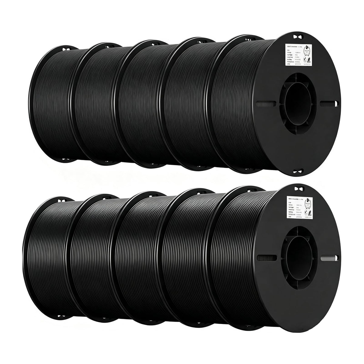 Creality PLA 3D Printer Filament, Multicolor, 12-Pack, 12KG Total