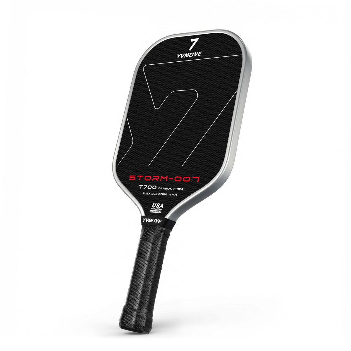 YVmove 16mm T700 Carbon Fiber Pickleball Paddle, USAPA Approved