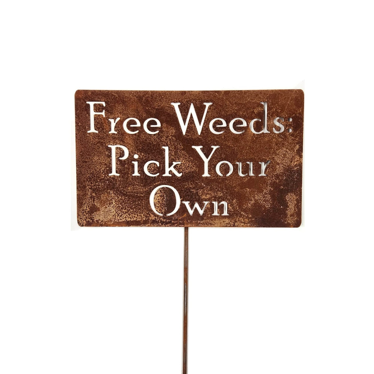 Funny Garden Stake 20 to 33 Inches Tall (Hosta Heaven, Large 28" Tall)