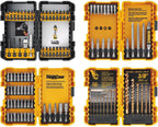 DEWALT 20V MAX* Cordless Drill/Driver Kit with Screwdriver/Drill Bit Set, 100-Piece (DCD771C2 & DWA2FTS100)
