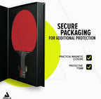 JOOLA Table Tennis Bat Infinity ITTF Approved Professional Carbon Table Tennis Bat for Advanced Players - with High-Tech Fibre, 7-Layer Bat Blade