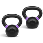 Yes4All Powder Coated Kettlebell, 9–88 lb Cast Iron Weights