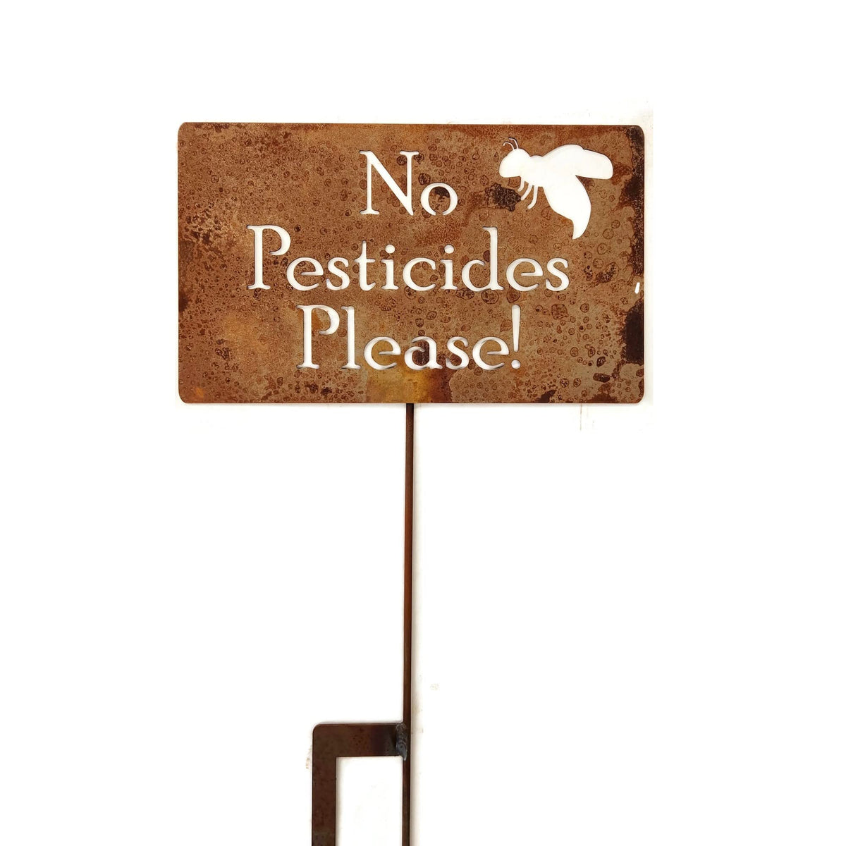 Funny Garden Stake 20 to 33 Inches Tall (I Wet My Plants, XL 33" Tall)