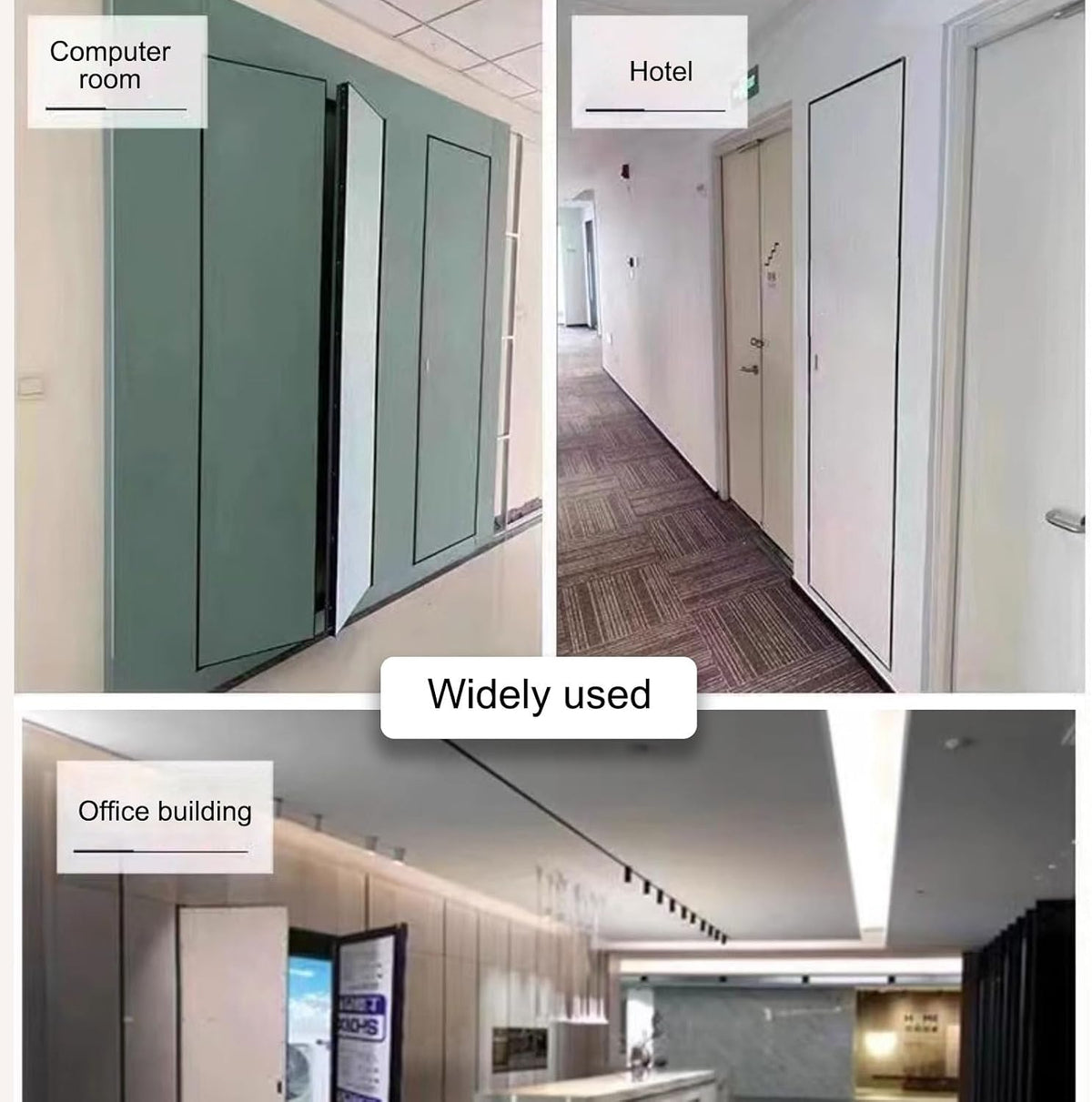 JHDXL Large Plasterboard Access Panel, Paintable Wall Hole Concealed Door with Handle, Plasterboard Inspection Door/Service Access Hole Cover, Access Panels for Home(30 * 60cm/11.8 * 23.6in)