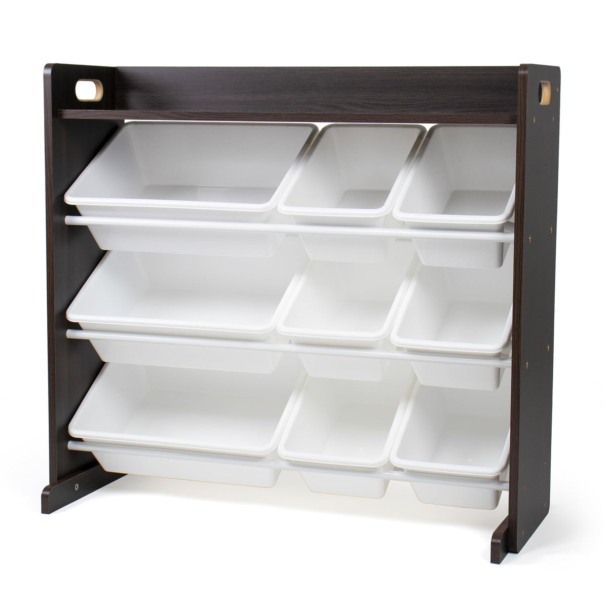Humble Crew Kids Toy Organizer with Display Shelf, 9 Bins, 3 Tier Storage