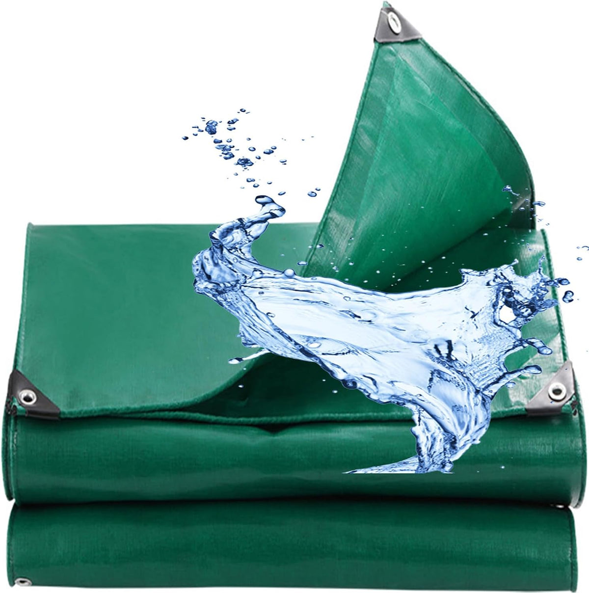 Tarp Heavy Duty Waterproof 13x26ft, Durable Uv Resistnat Windproof Protective Tarp Cover, Outdoor Tarp for Shed Canopy Frame Carport Rain Shelter, 180 G/M²