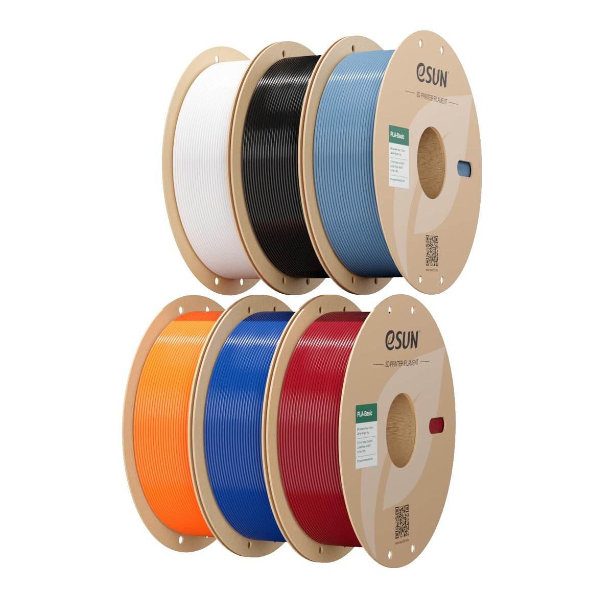 eSUN PLA Basic Filament 1.75mm 3D Printer Filament 10KG 10 Colors