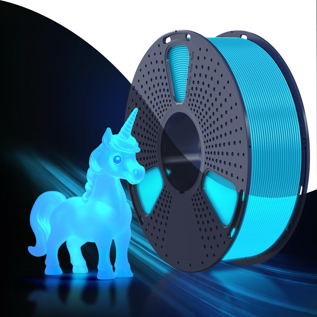 SUNLU PETG Filament 1.75mm,10kg,10 Packs Multi-Color