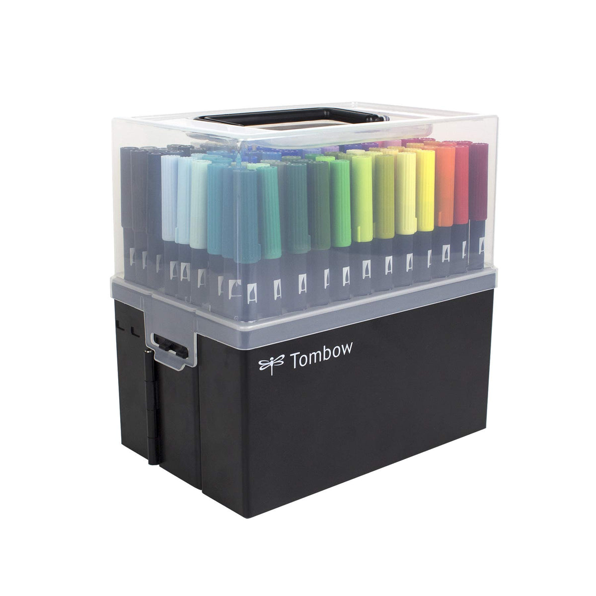 Tombow 56179 Dual Brush Pen Art Markers, 108 Color Set + Marker Case