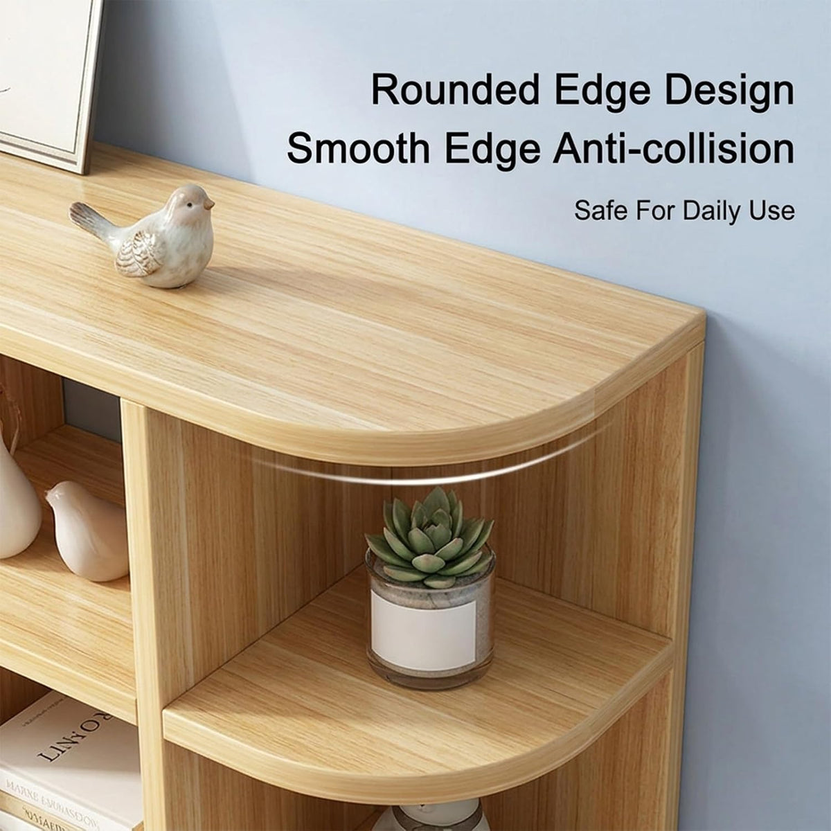 Floating Wall Storage Cabinet, Wall Mounted Bookshelf with Cabinet Doors and Open Shelving, Corner Wall Organizer for Bedroom Living Room Home Office(Black,120x65cm/47.2x25.6in)