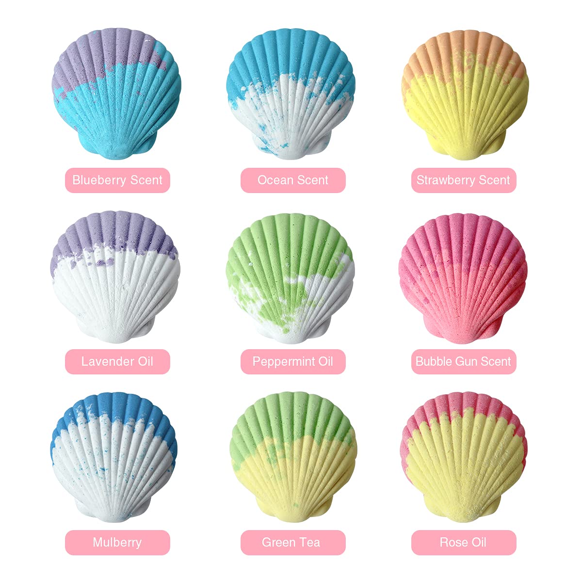 Clear&Fresh Magic Shell Bath Bombs for Kids with Surprise Jewelrys Inside