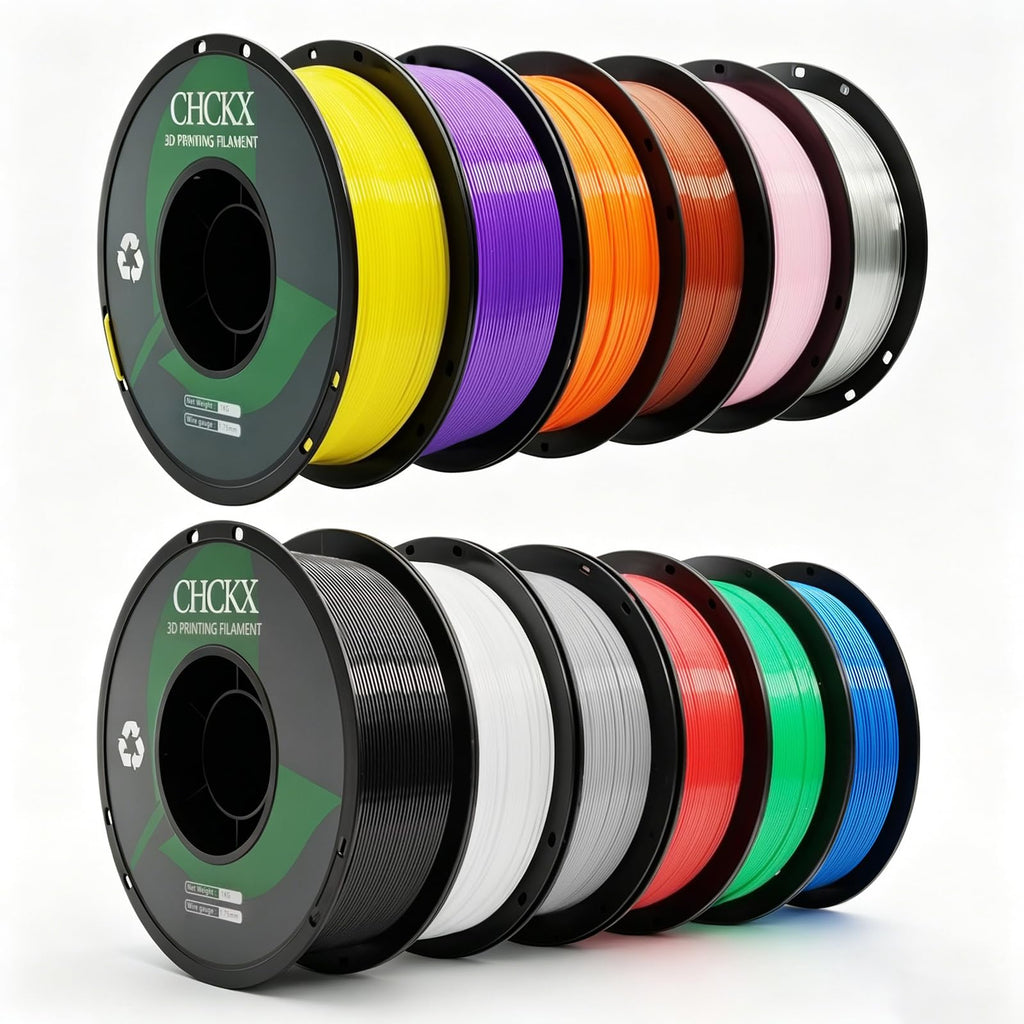 16Rolls PETG Filament Bundle Filament Bulk 1KG 1.75 mm Multicolor