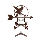 EZ Vane Steel Eagle Weathervane with Wind Cups — Deck Mount