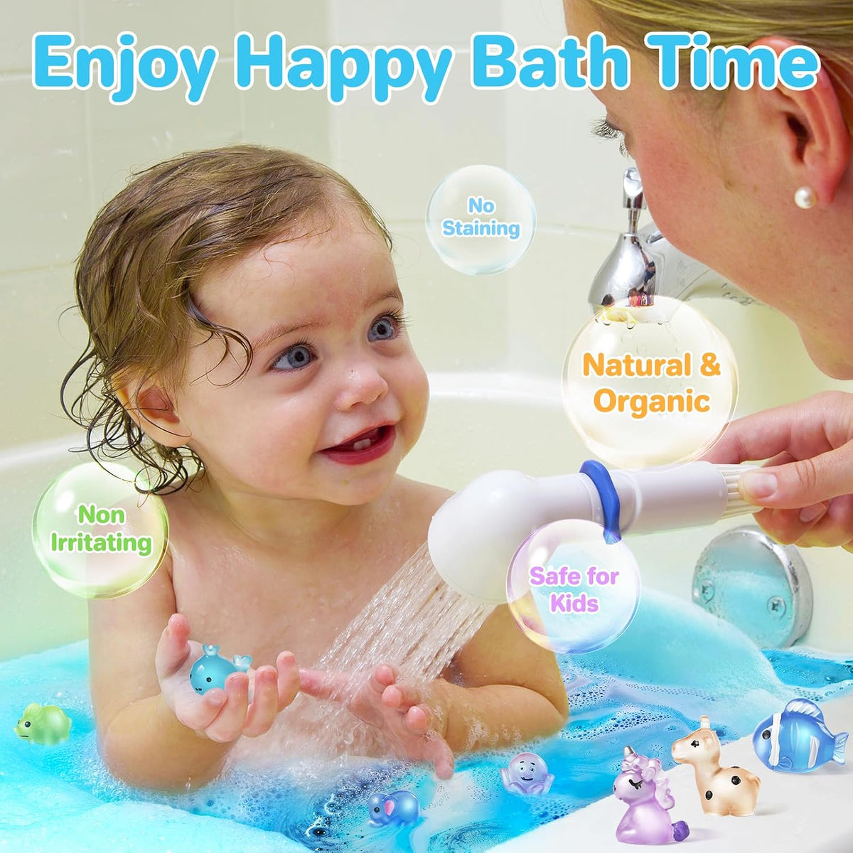 Bath Bombs for Kids with Toys Inside - 24 Pack Kid Bath Bombs with Glow in The Dark Surprise Toys Inside, Fizzy Bath Bomb Advent Calendar, Stocking Stuffers for Kids Boys Girls, Christmas Gift