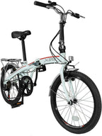 Xspec 20" 7 Speed Folding Compact City Commuter Bike (NOT an Electric Bike)
