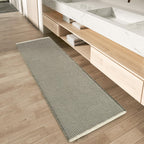 Upgraded Waffle Bath Mat Set of 2 Absorbent Bathroom Mat 18"x30" + 24"x48"