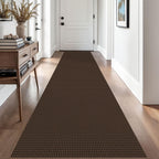 EARTHALL Woven Area Rugs 6x9 Ft Washable Living Room Rugs Non Slip Rubber Backed Dining Room Rug Braided Bedroom Rugs Indoor Floor Carpet for Living Room, Bedroom, Dining Room, Beige/Ivory